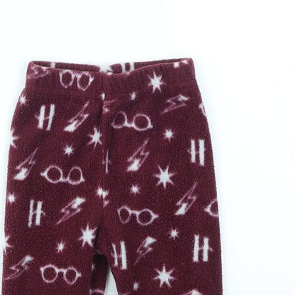 Primark Baby Red Geometric  Cargo Trousers Size 6-9 Months