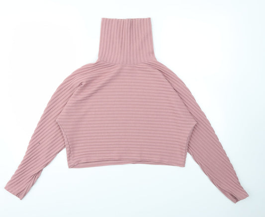 Womens UK Size S New Look Pink Pullover Jumper