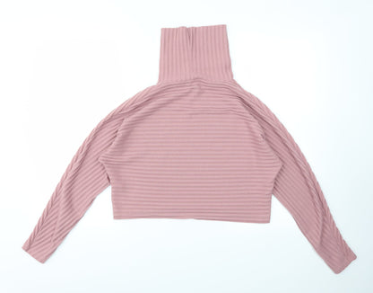 Womens UK Size S New Look Pink Pullover Jumper