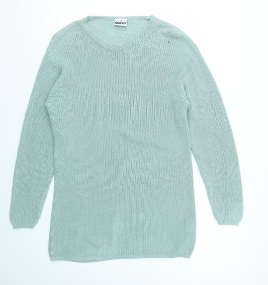 OUISET Womens Blue   Pullover Jumper Size M