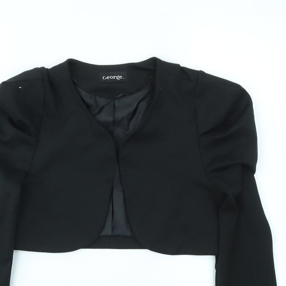 George Womens Black   Jacket Blazer Size 8