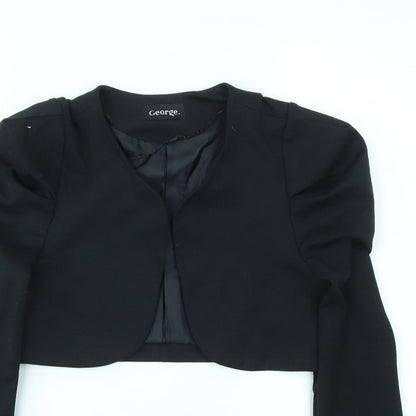George Womens Black   Jacket Blazer Size 8