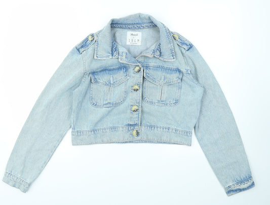 Primark Womens Blue   Jacket  Size 6