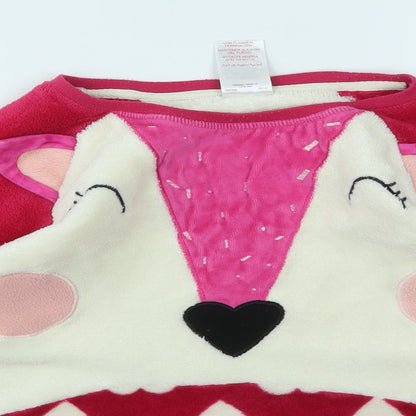 GIRLS Girls Multicoloured Animal Print  Top Pyjama Top Size 10-11 Years