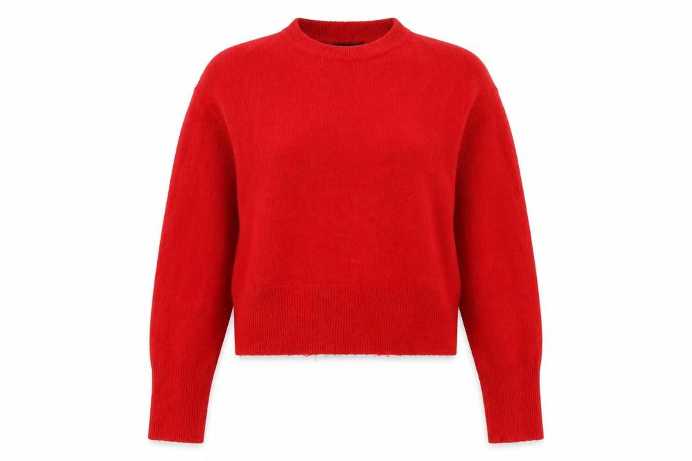 Womens UK Size M New Look Red Pullover Jumper