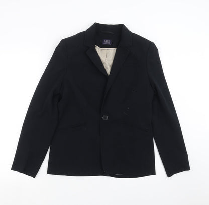 Womens UK Size 10 Marks and Spencer Regular Black Suit Jacket