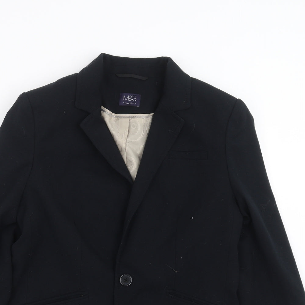 Womens UK Size 10 Marks and Spencer Regular Black Suit Jacket