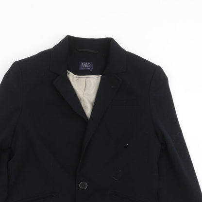Womens UK Size 10 Marks and Spencer Regular Black Suit Jacket