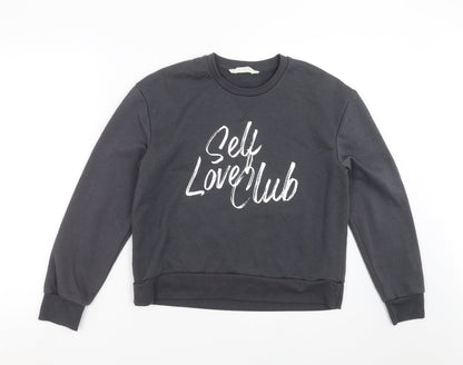 Primark Womens Grey   Pullover Sweatshirt Size XS  - self love club