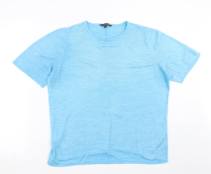 Love knitwear Womens Blue  Knit Pullover Jumper Size 16