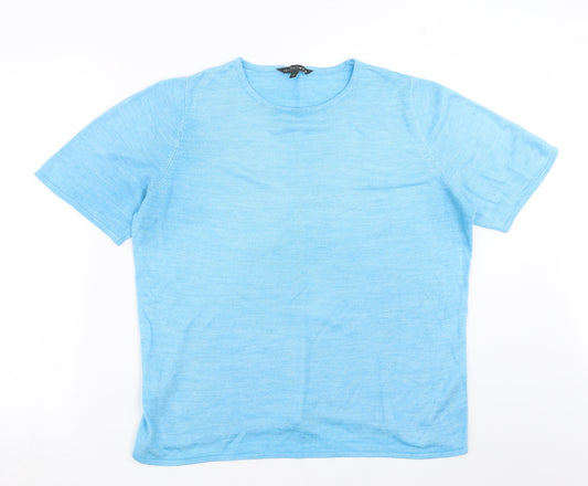 Love knitwear Womens Blue  Knit Pullover Jumper Size 16