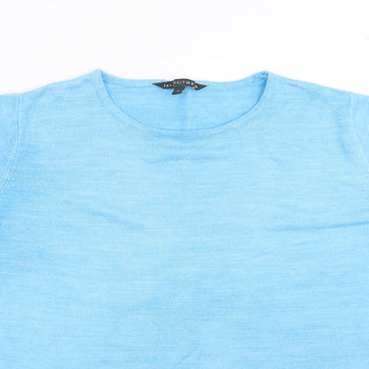 Love knitwear Womens Blue  Knit Pullover Jumper Size 16