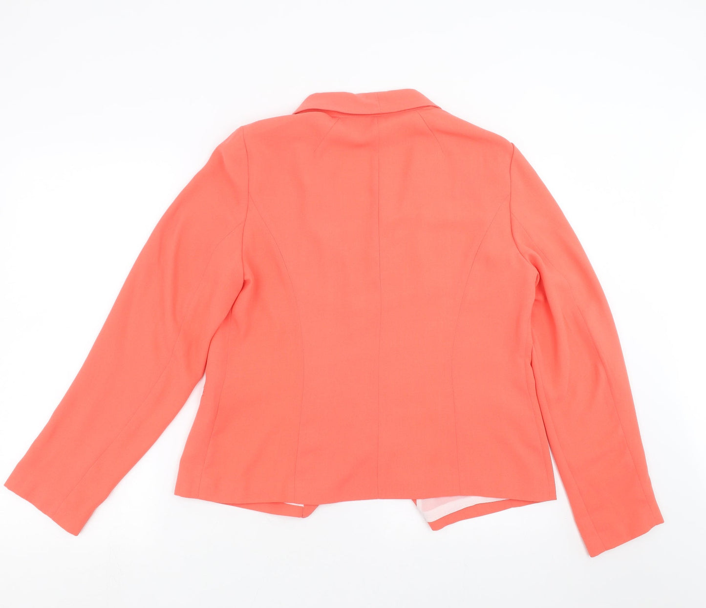 New Look Womens Orange   Jacket Blazer Size 14