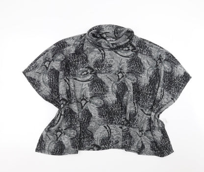 Womens UK Size One Size Max Studio Grey Pullover Jumper