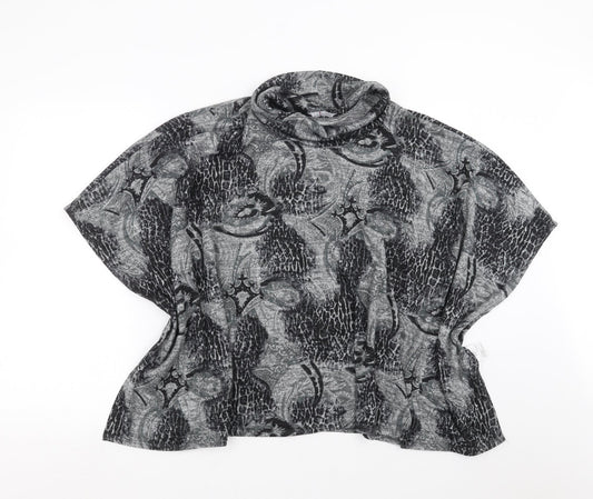 Womens UK Size One Size Max Studio Grey Pullover Jumper