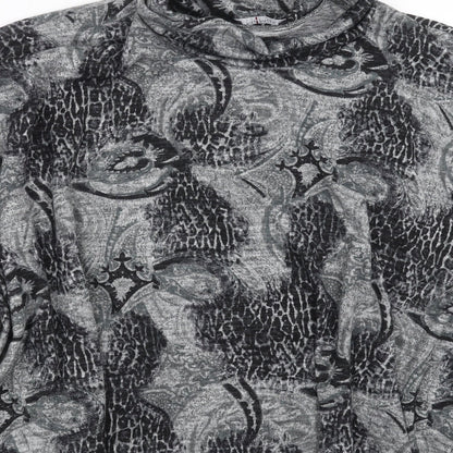 Womens UK Size One Size Max Studio Grey Pullover Jumper
