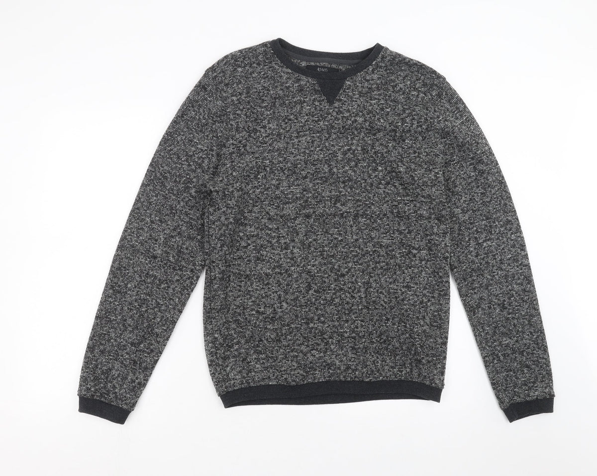 Additional front view of ACW men’s grey pullover sweatshirt, size M