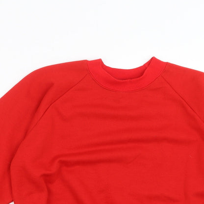 Back to School Boys Red   Pullover Sweatshirt Size M