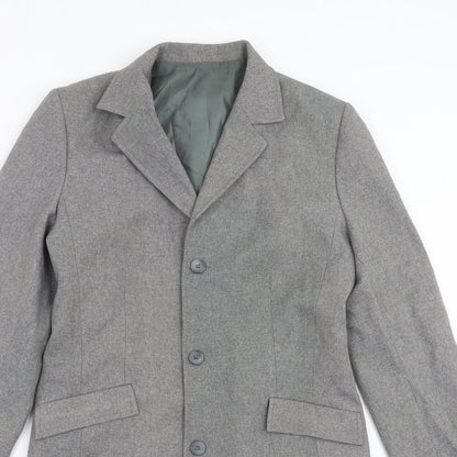 la citta Womens Grey   Jacket Suit Jacket Size 12