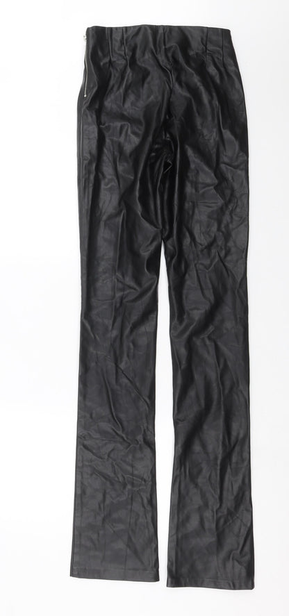 Womens UK Size 26 in Preworn Regular Fit  Black Trousers