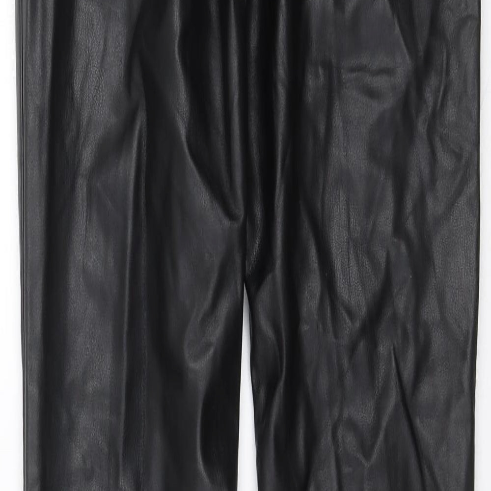 Womens UK Size 26 in Preworn Regular Fit  Black Trousers