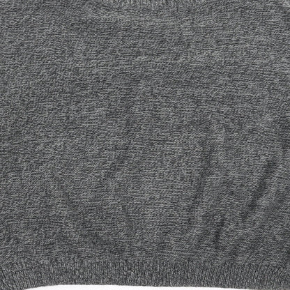 Brave Soul Womens Grey  Knit Pullover Jumper Size L
