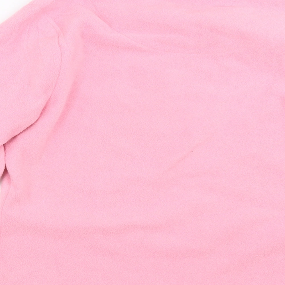 Nightwear Essentials Womens Pink Solid  Top Pyjama Top Size 10  - owl
