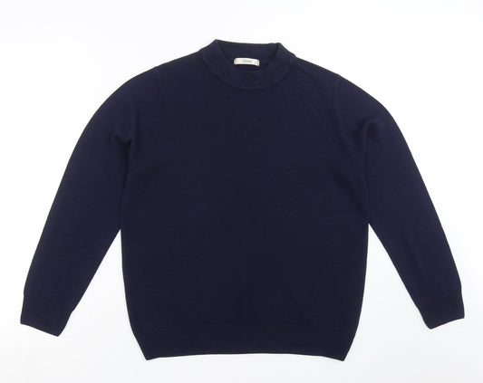 Womens UK Size 16 Marks and Spencer Blue Pullover Jumper