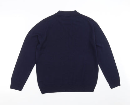 Womens UK Size 16 Marks and Spencer Blue Pullover Jumper