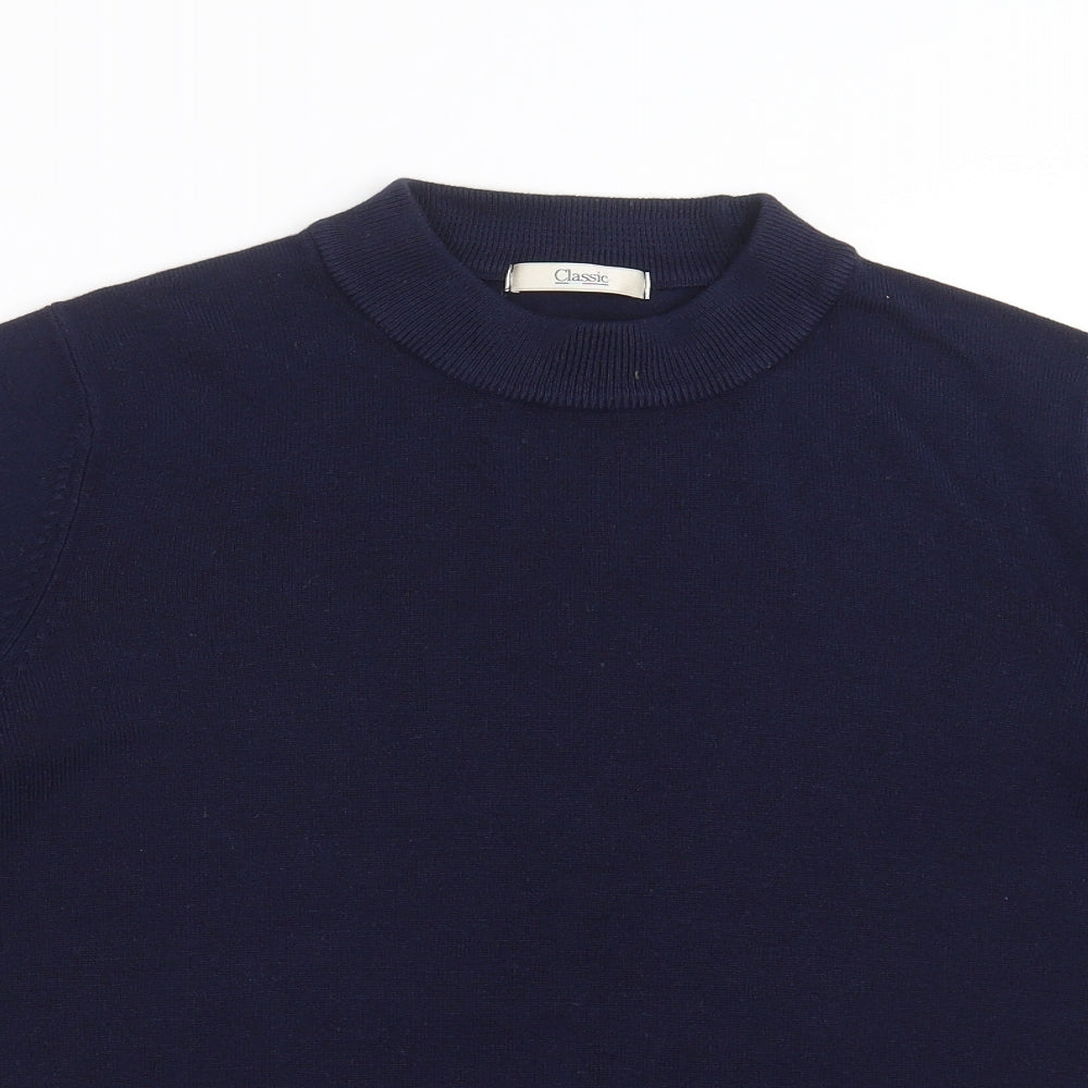 Womens UK Size 16 Marks and Spencer Blue Pullover Jumper