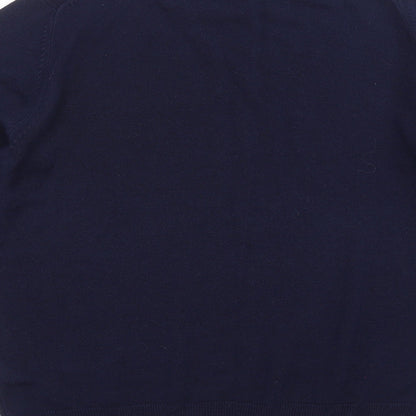 Womens UK Size 16 Marks and Spencer Blue Pullover Jumper