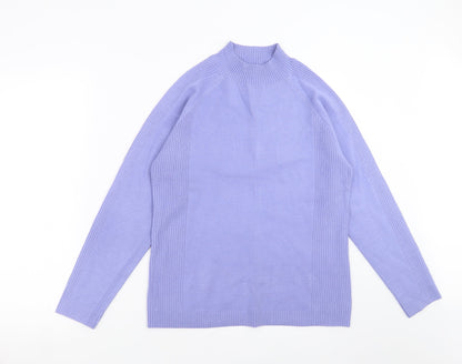 Womens UK Size M Filati Blue Pullover Jumper