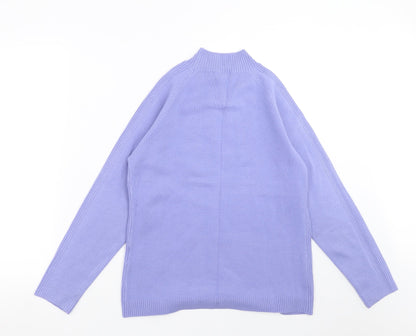 Womens UK Size M Filati Blue Pullover Jumper