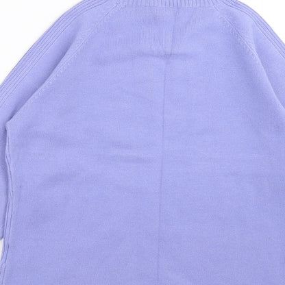 Womens UK Size M Filati Blue Pullover Jumper