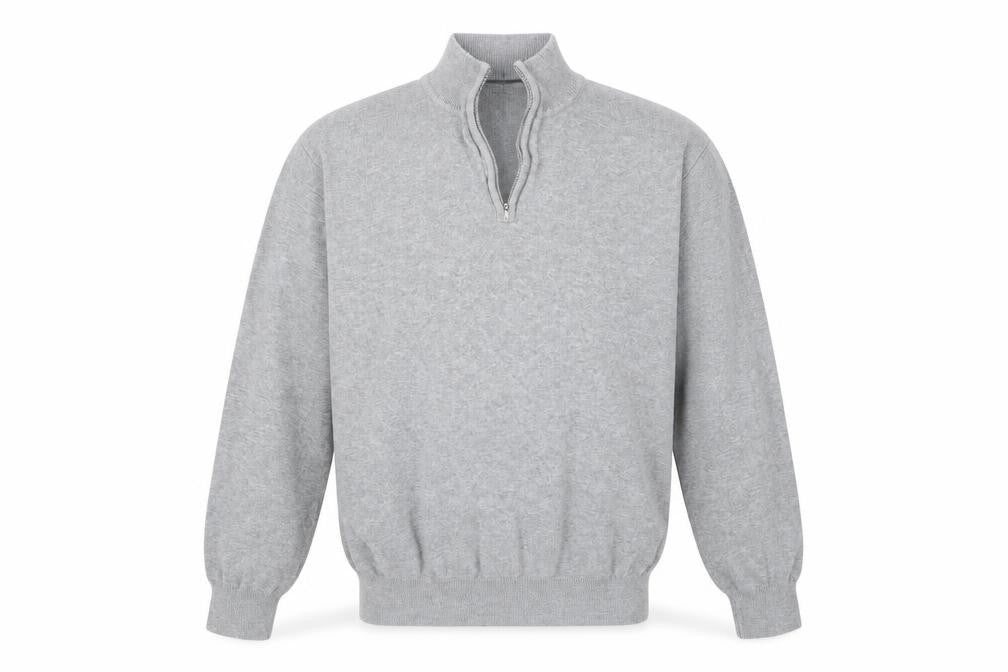 Mens UK Size M Aspen & Court Grey Pullover Jumper