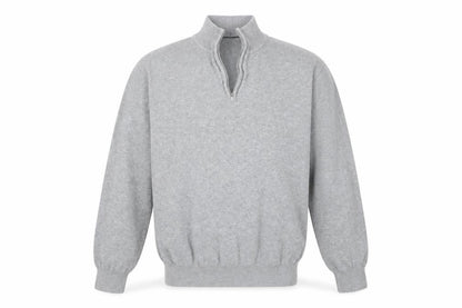 Mens UK Size M Aspen & Court Grey Pullover Jumper
