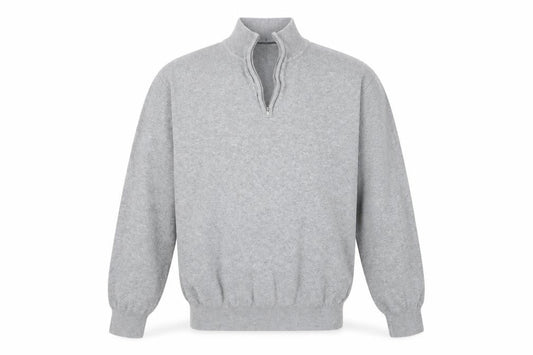 Mens UK Size M Aspen & Court Grey Pullover Jumper