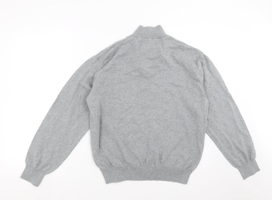 Aspen & Court Mens Grey  Knit Pullover Jumper Size M