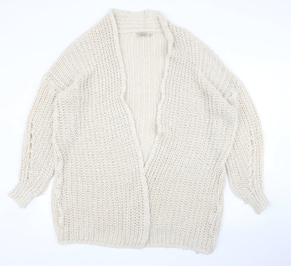 Nada del Riccio Womens Beige   Cardigan Jumper Size L
