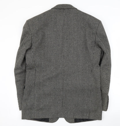 Fosters Mens Black   Jacket Suit Jacket Size 40
