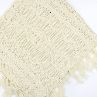 B. You Womens Beige   Pullover Jumper One Size  - Poncho
