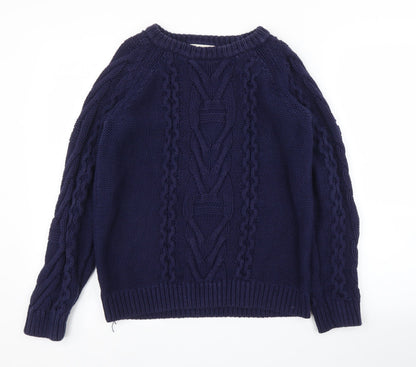 Monki Mens Blue   Pullover Jumper Size S