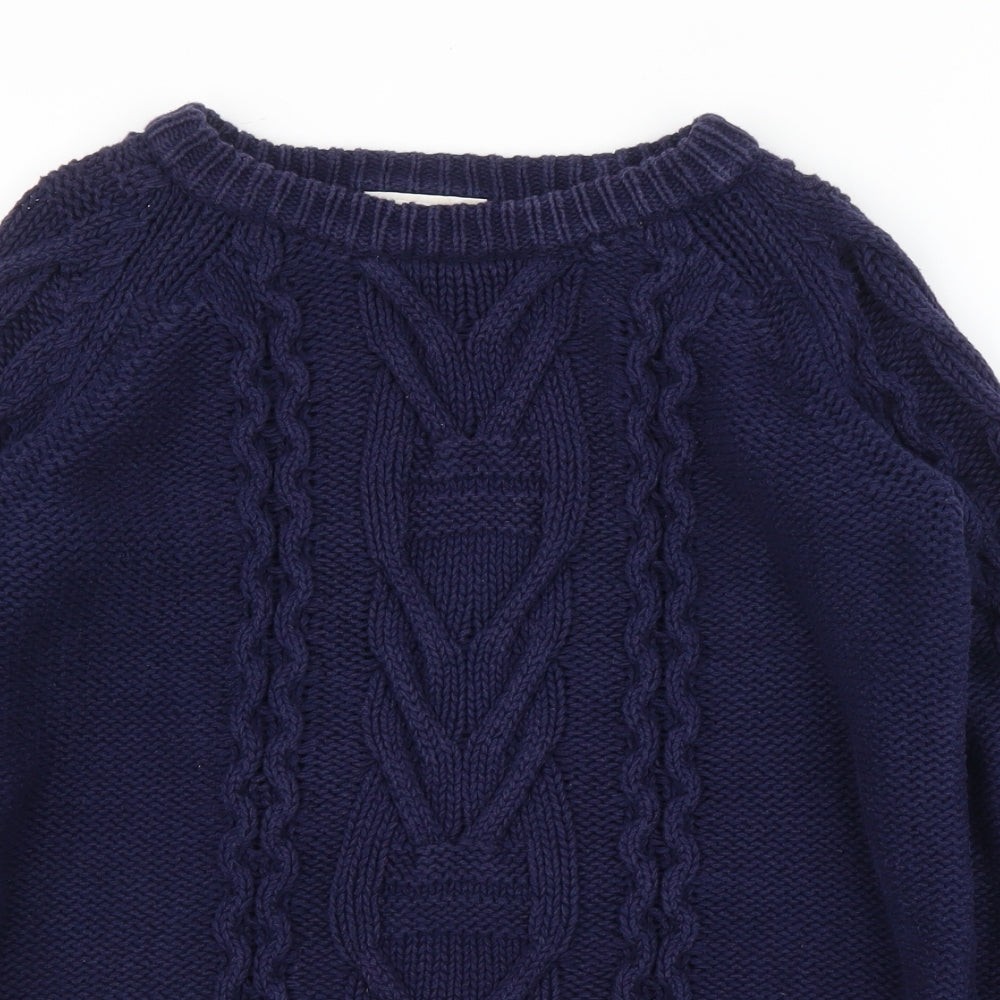 Monki Mens Blue   Pullover Jumper Size S
