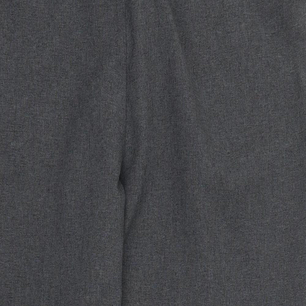 Womens UK Size 14 Preworn Regular Fit  Grey Trousers