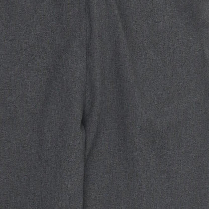 Womens UK Size 14 Preworn Regular Fit  Grey Trousers