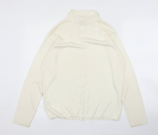 C&A Womens Ivory   Cardigan Jumper Size M
