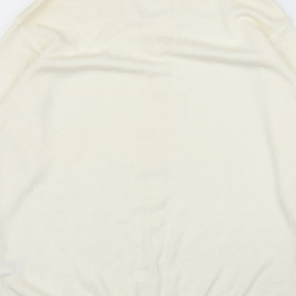 C&A Womens Ivory   Cardigan Jumper Size M
