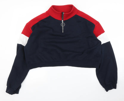 Womens UK Size M H&M Blue Pullover Jumper