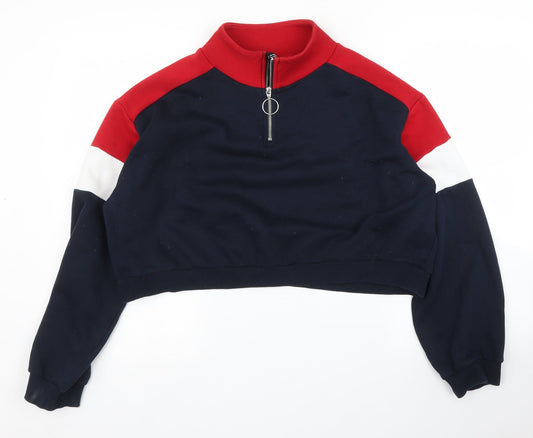 Womens UK Size M H&M Blue Pullover Jumper