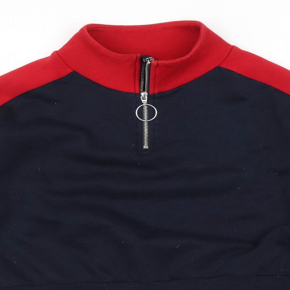 Womens UK Size M H&M Blue Pullover Jumper